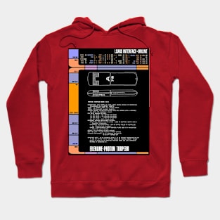 Computer Readout Showing Space Torpedo Hoodie